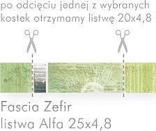 Paradyż - Fascia - Fascia Zefir Listwa Alfa 20x4,8