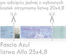 Paradyż - Fascia - Fascia Azul Listwa Alfa 20x4,8